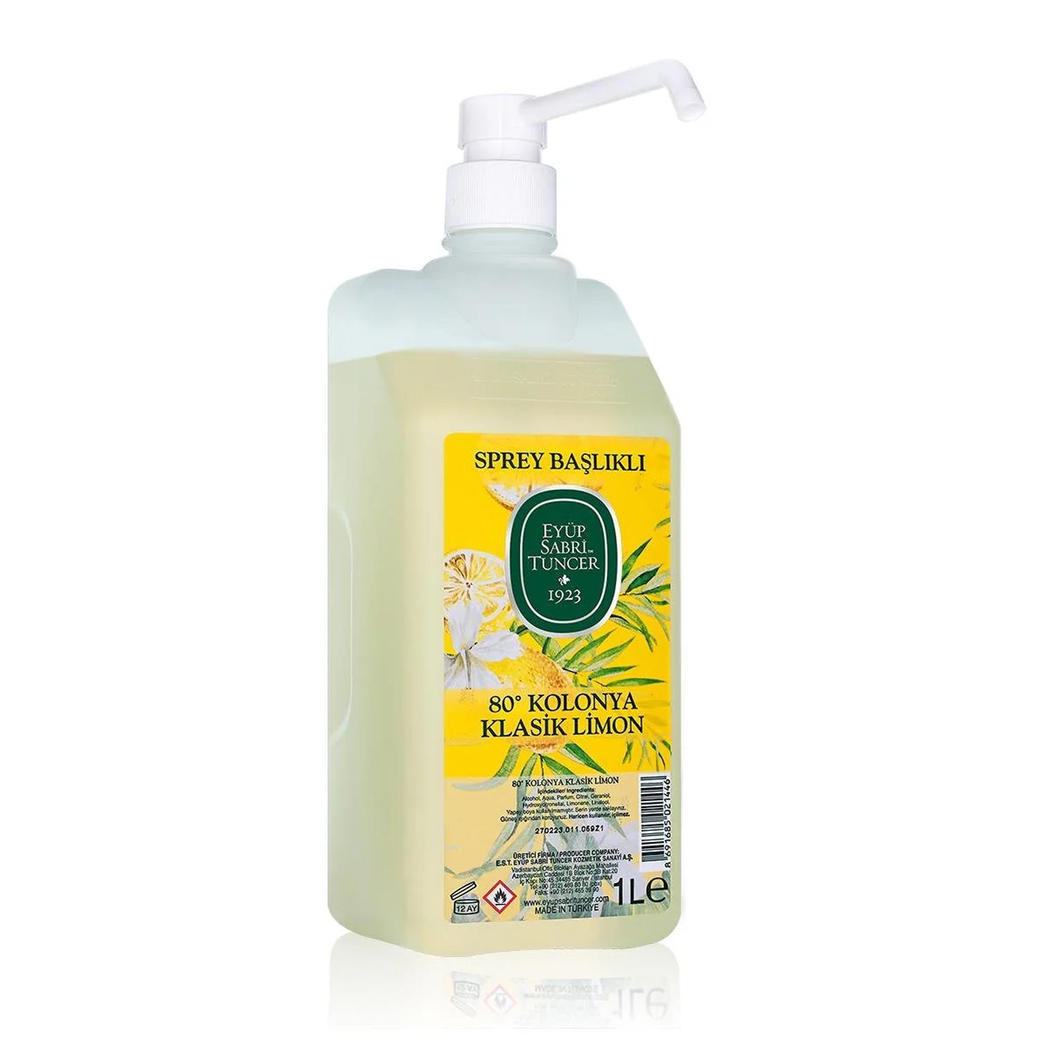 Eyup Sabri Tuncer Cologne Lemon Pump 1Lt