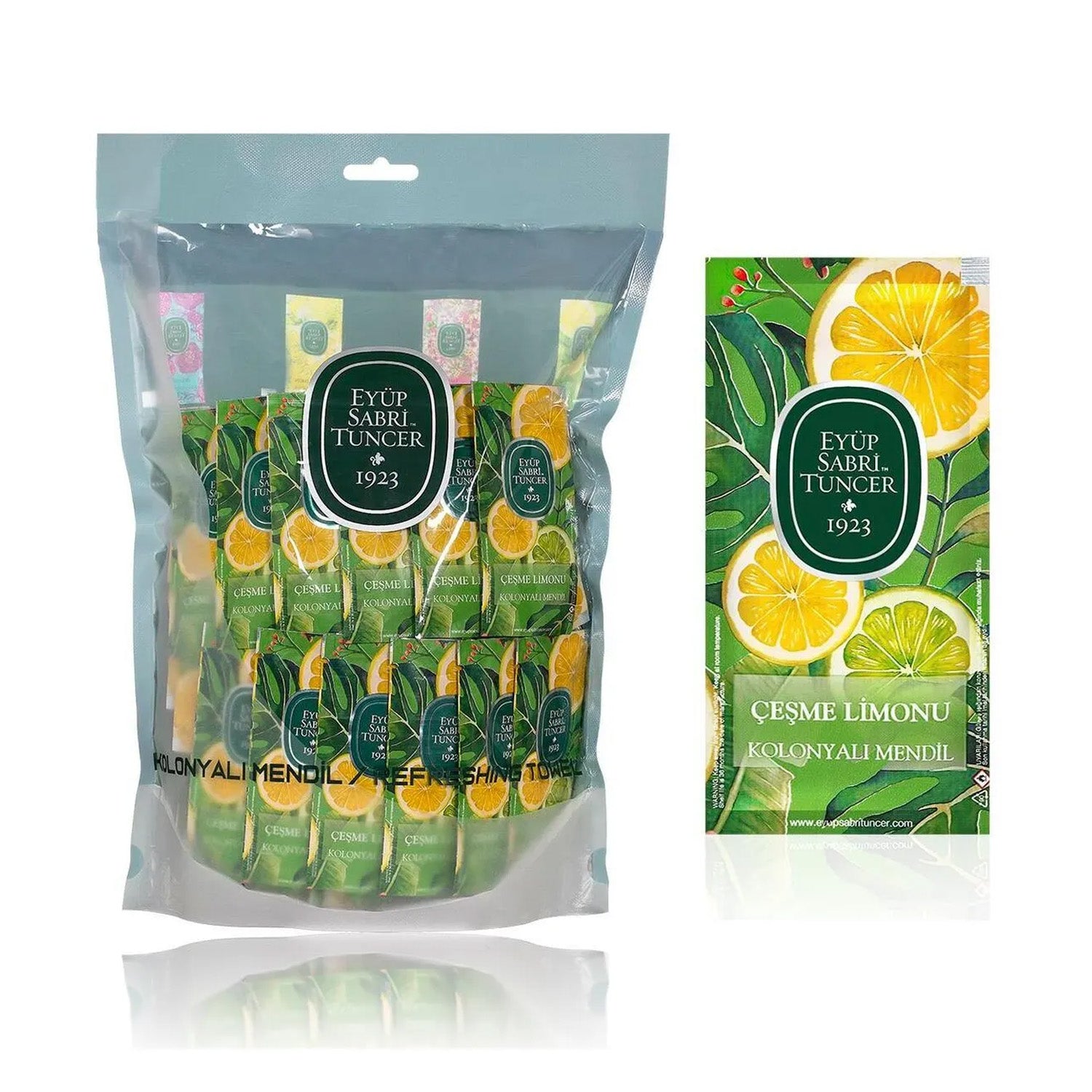 Eyup Sabri Tuncer Cologne Wipe 150Pc Cesme Lemon