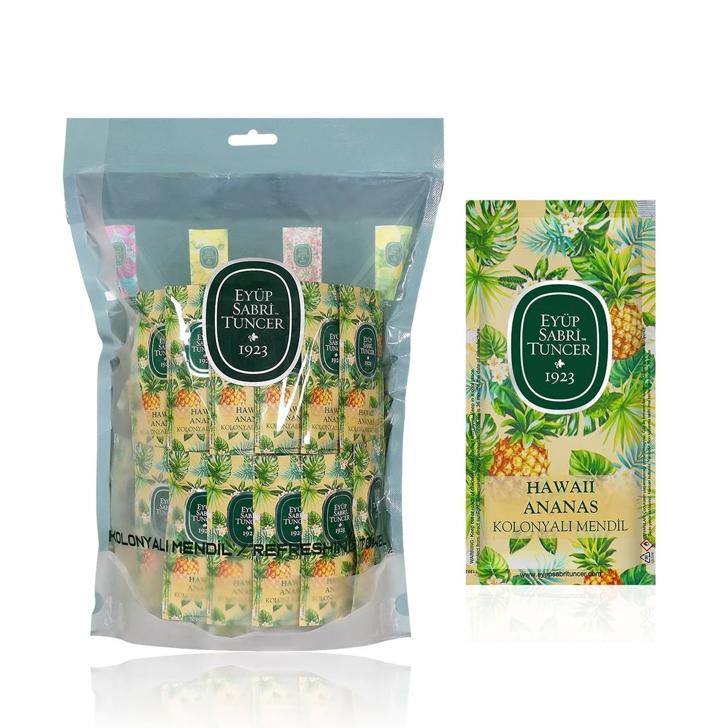 Eyüp Sabri Tuncer Kolonya Mendil 150 Adet Hawai