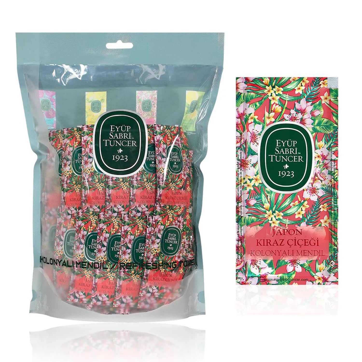Eyup Sabri Tuncer Kolonya Mendili 150 Adet Japon Kiraz Çiçeği