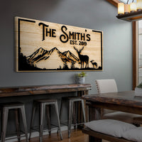 Family Mountain Sign