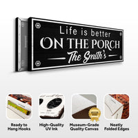 Family Name Porch Sign