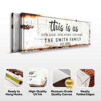 This Is Us Rustic Sign