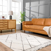 Keone Black & White Thick Rug