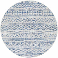 Novato Navy All Over Pattern Performance Rug