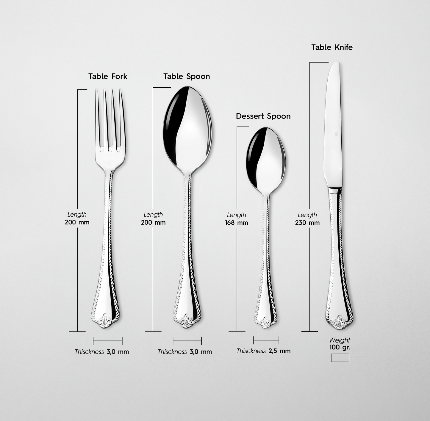 Fulya 16-Piece Cutlery Set