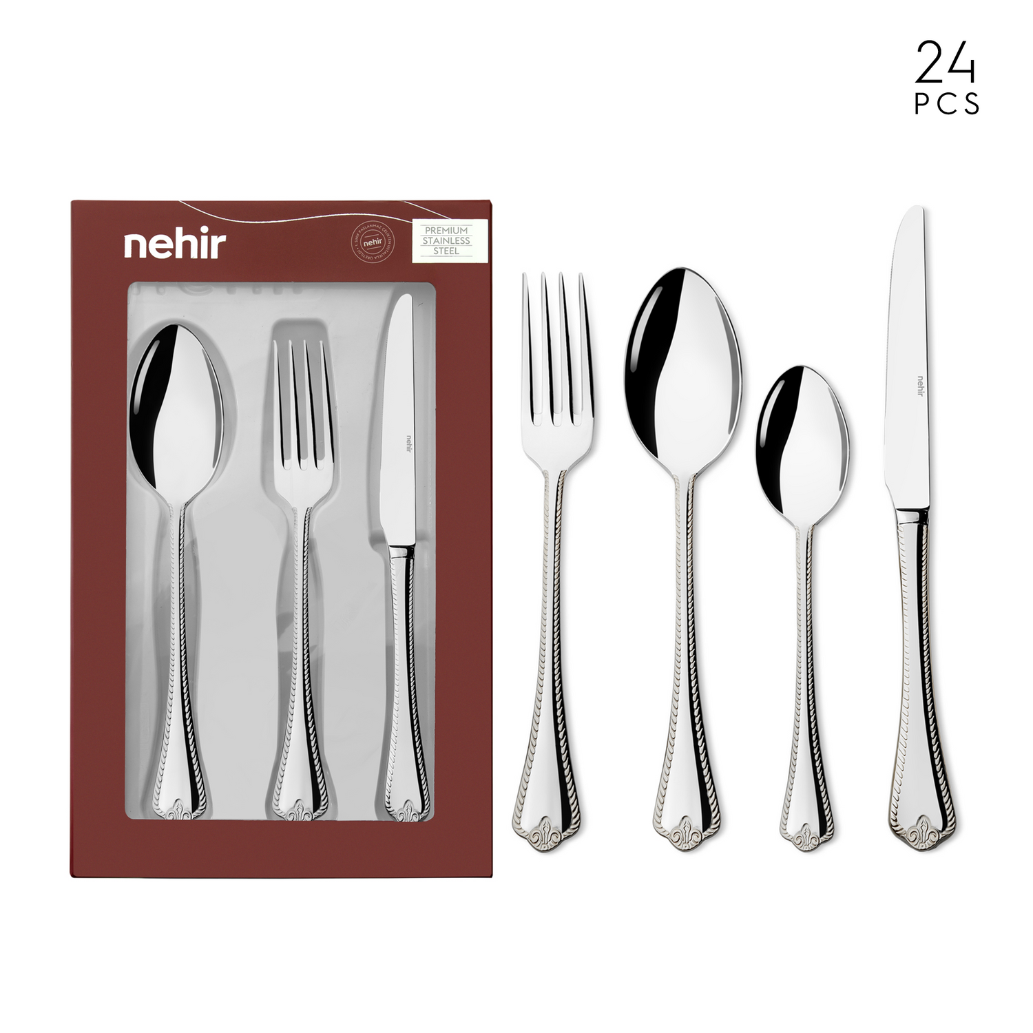 Fulya 24-Piece Cutlery Set