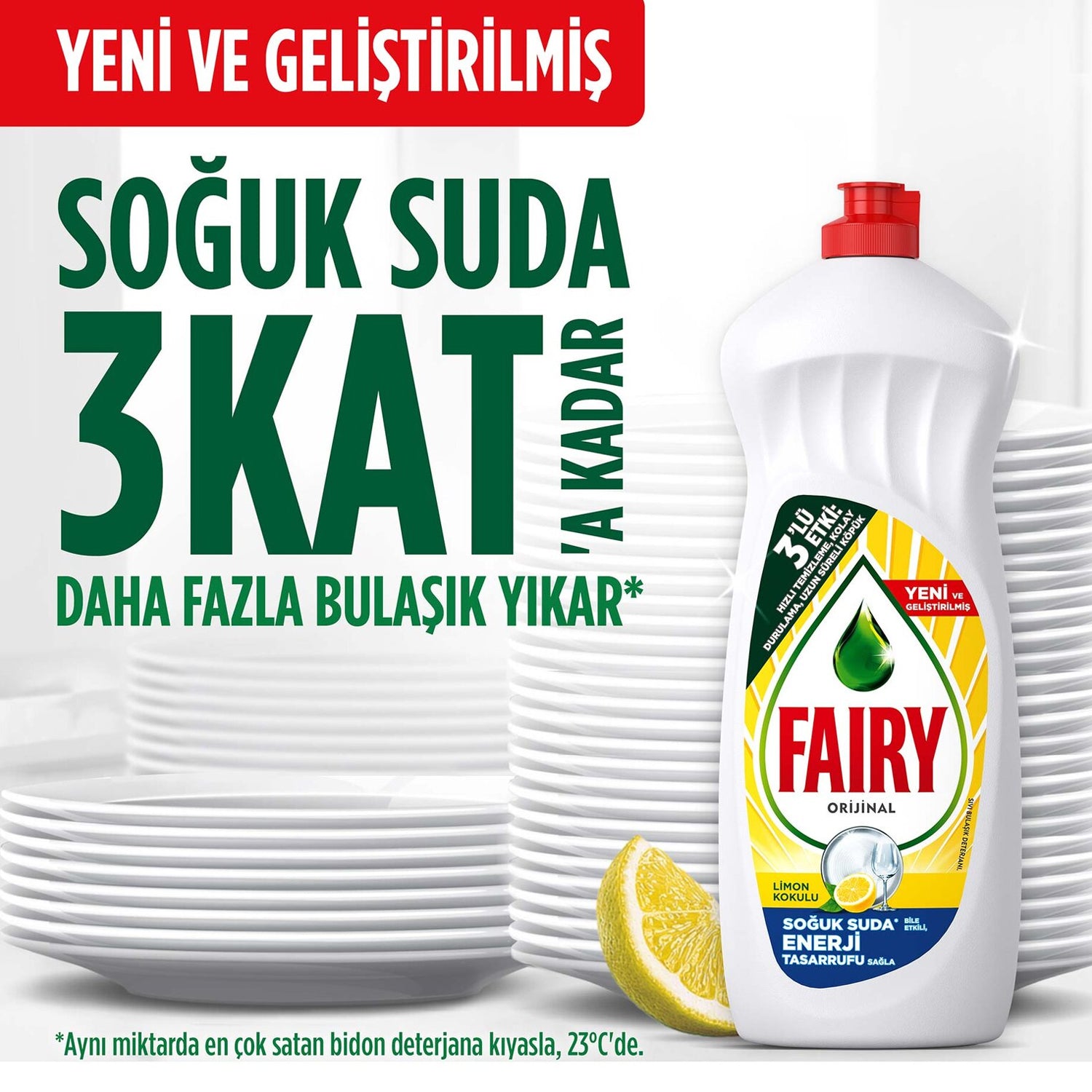 Fairy Detergent Lemon 1500Ml