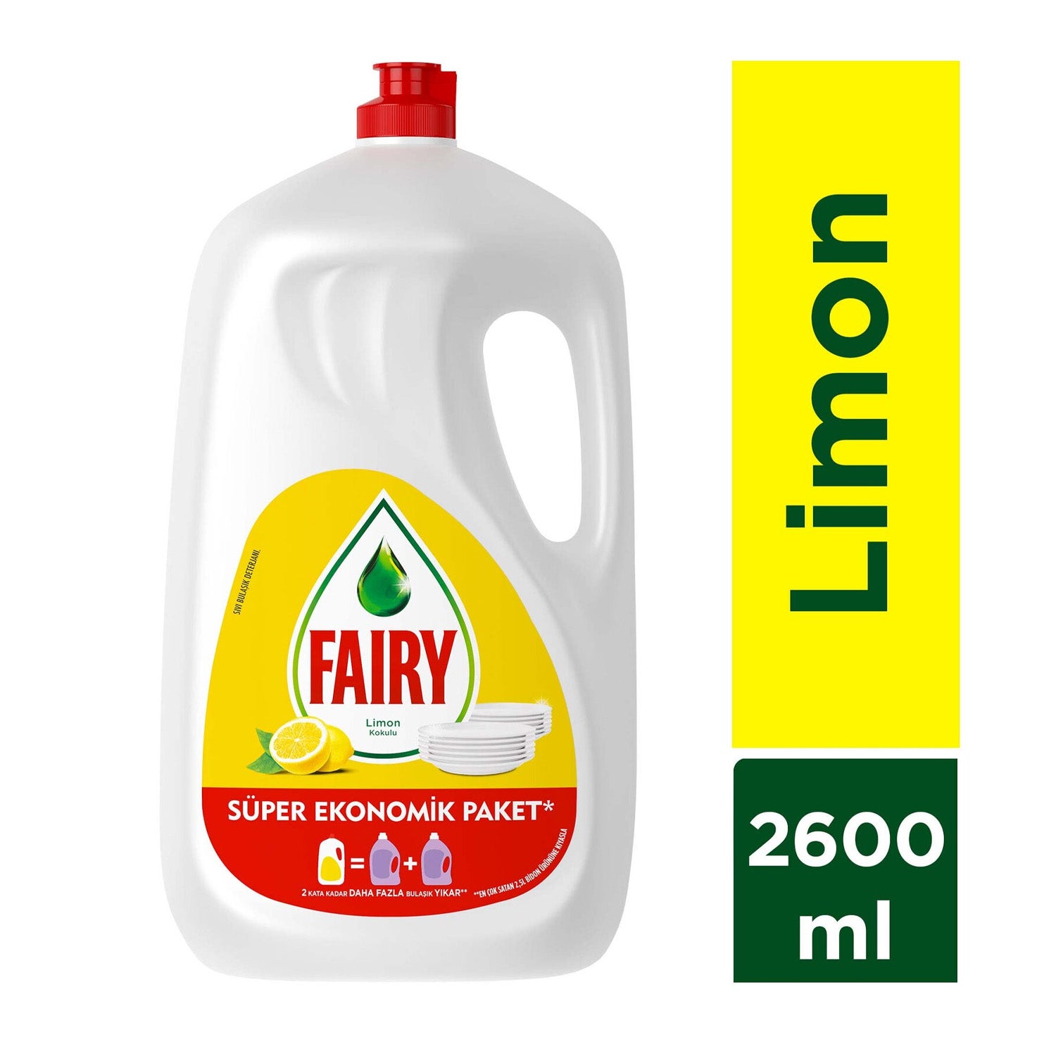 Fairy Detergent Lemon 2600Ml
