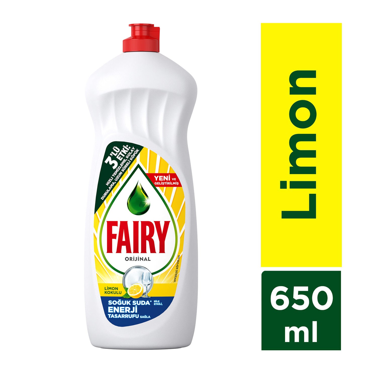 Fairy Detergent Lemon 650Ml