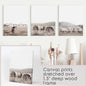 Autumn Farmhouse Wall Art Set. Farm Animals on the Field