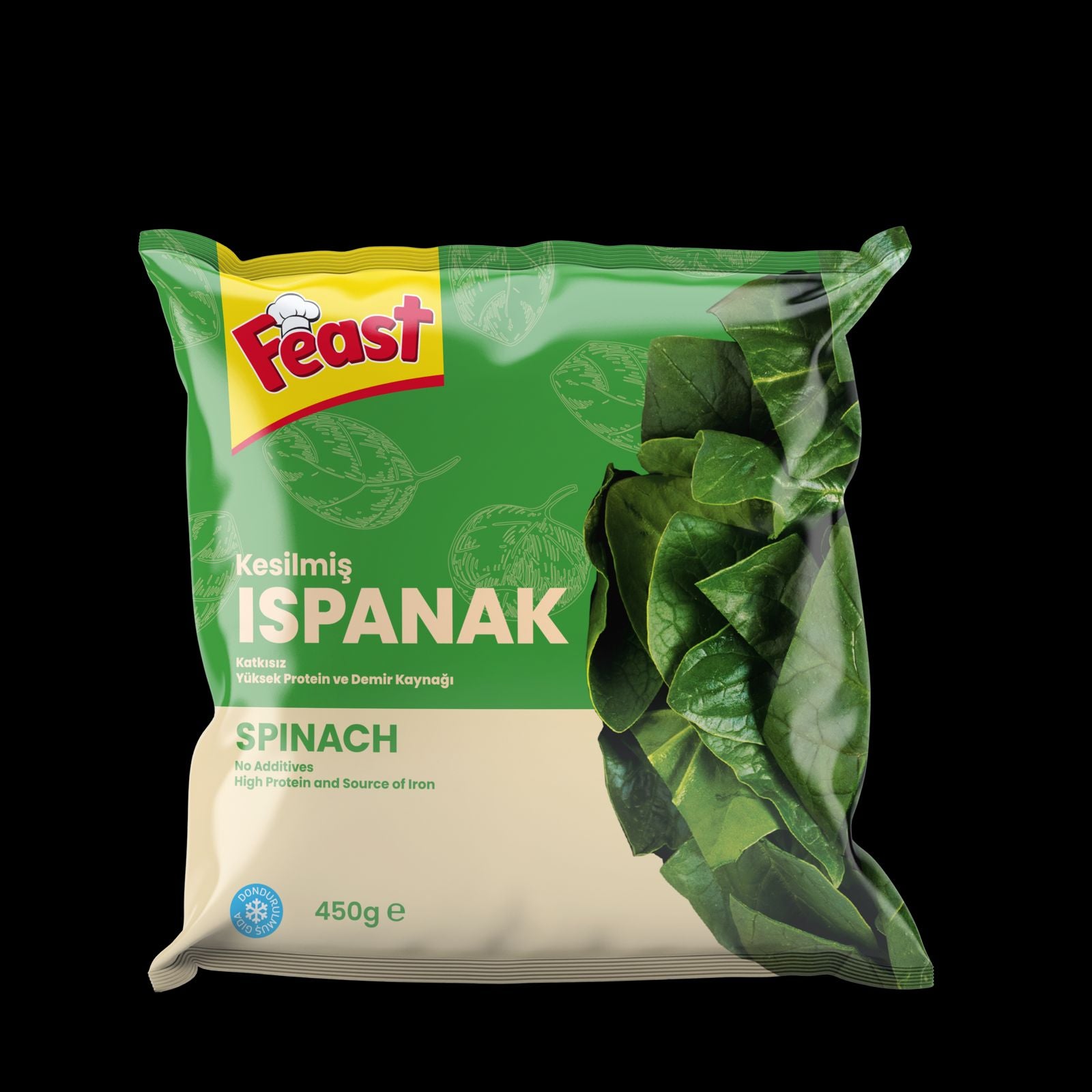 Feast Spinach, Donuk Ispanak, 450gr