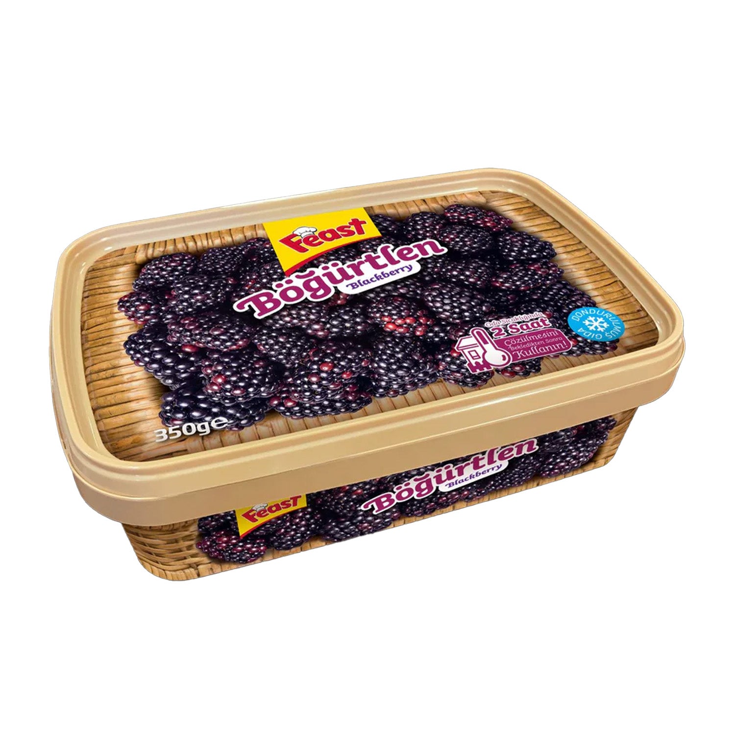 Feast Frozen Blackberry, Donuk Bogurtlen, 350gr