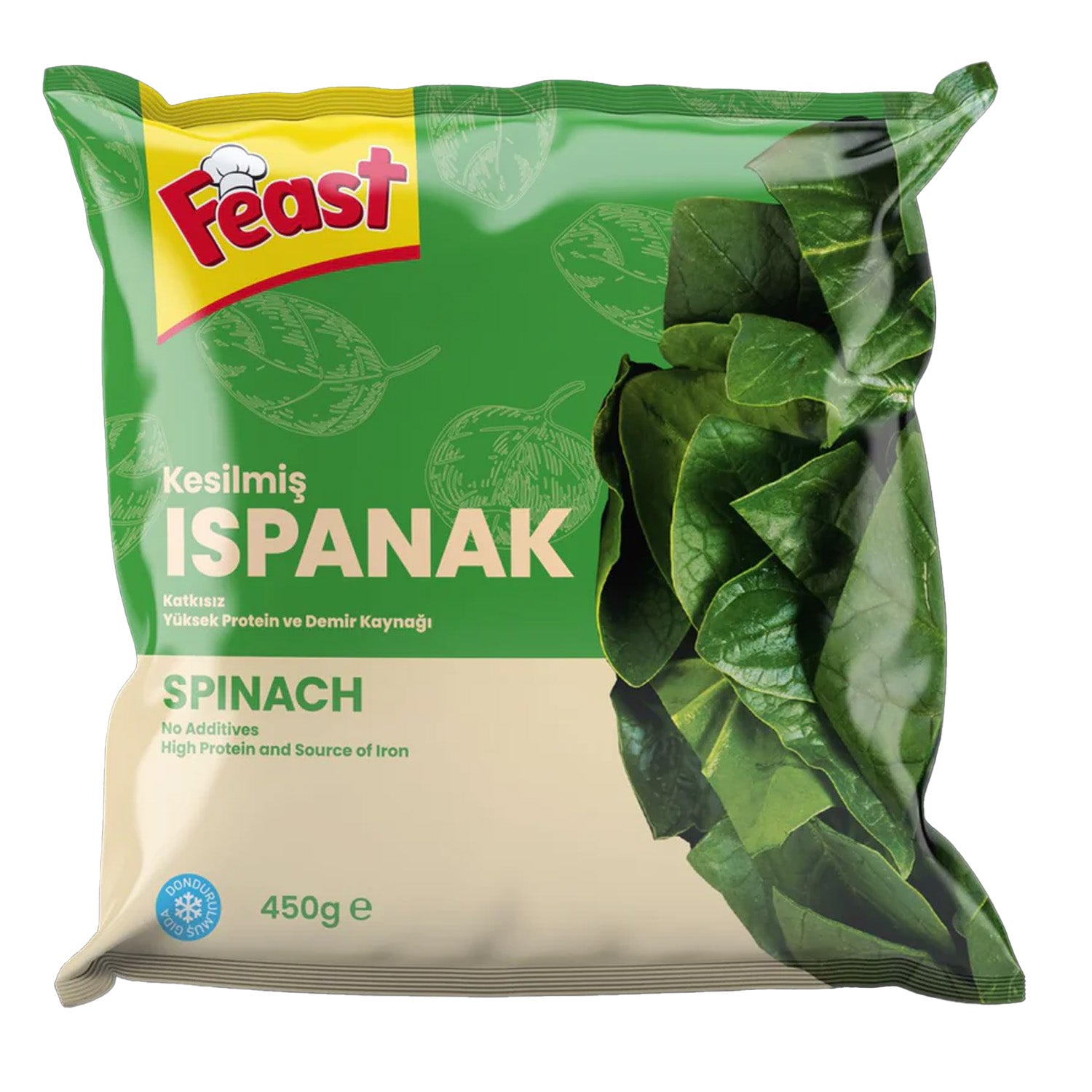 Feast Spinach, Donuk Ispanak, 450gr