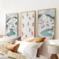 Festive Holiday Home Decor Christmas Village Set