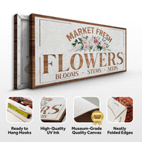 Fresh Flower Market Sign II