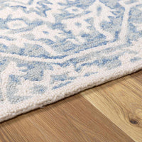 Gagebrook Blue Wool Area Rug