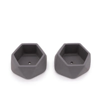 Concrete Mini Genna Tabletop Planters (Set of 2)