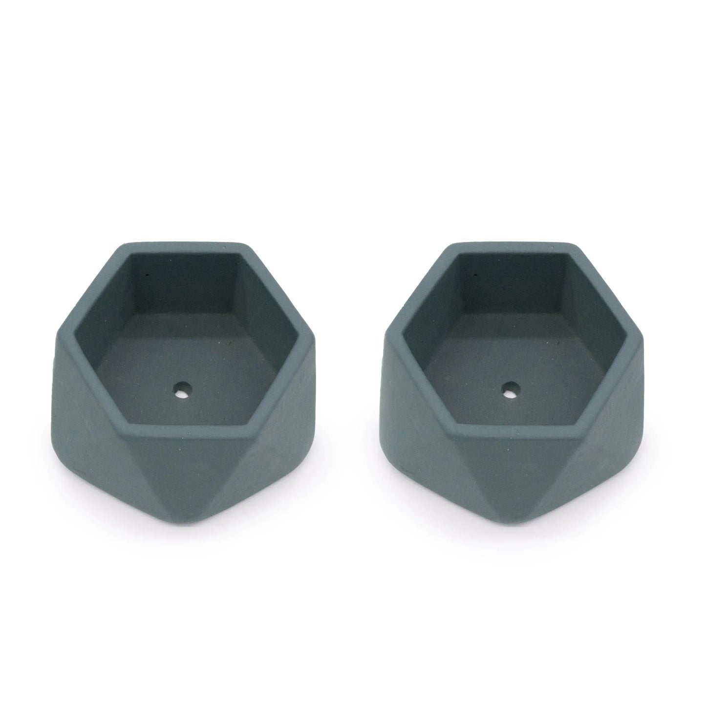 Concrete Mini Genna Tabletop Planters (Set of 2)