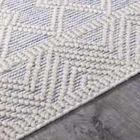 Ginter Handmade Beige Wool Rug - Clearance
