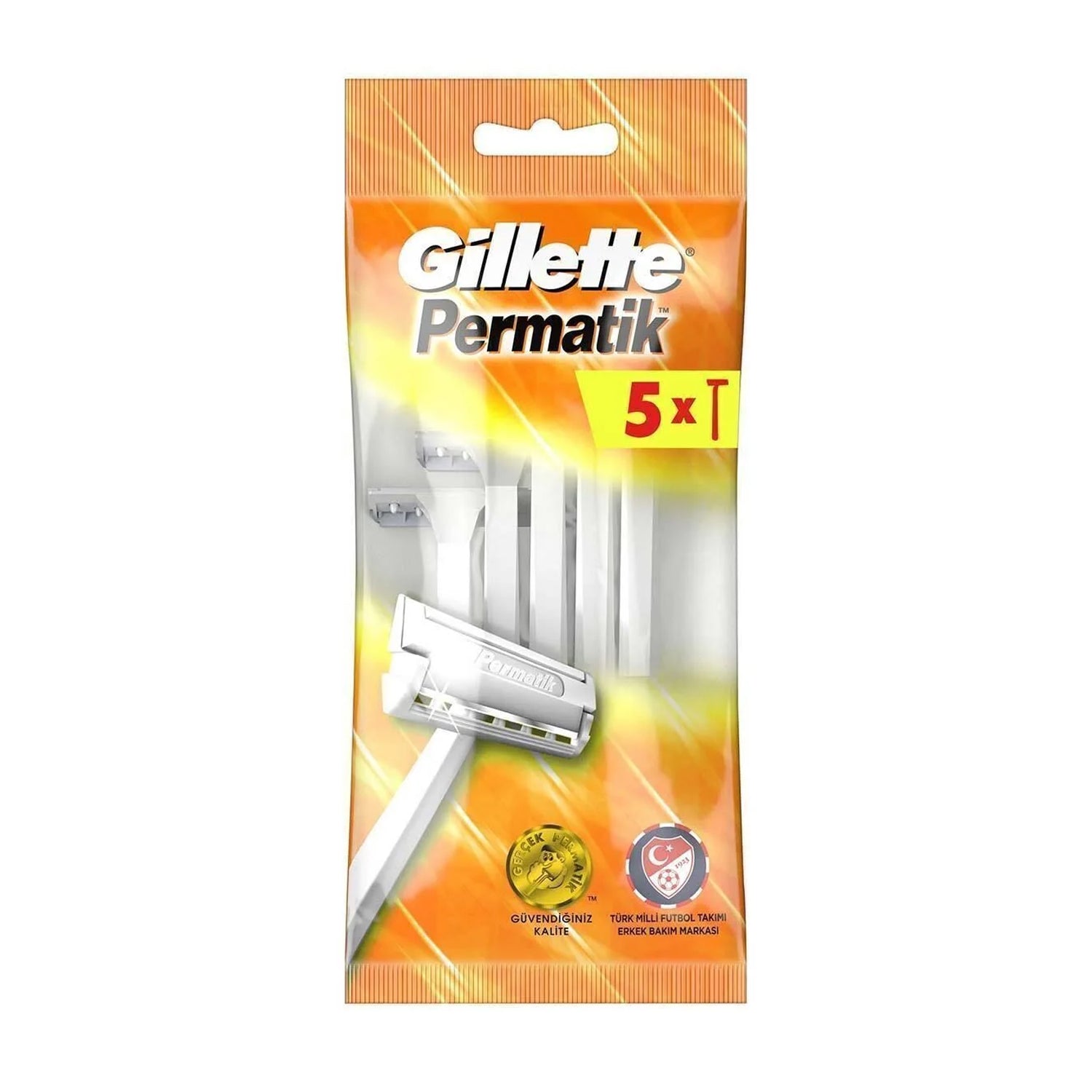 Gillette Permatik Razor 5Pc