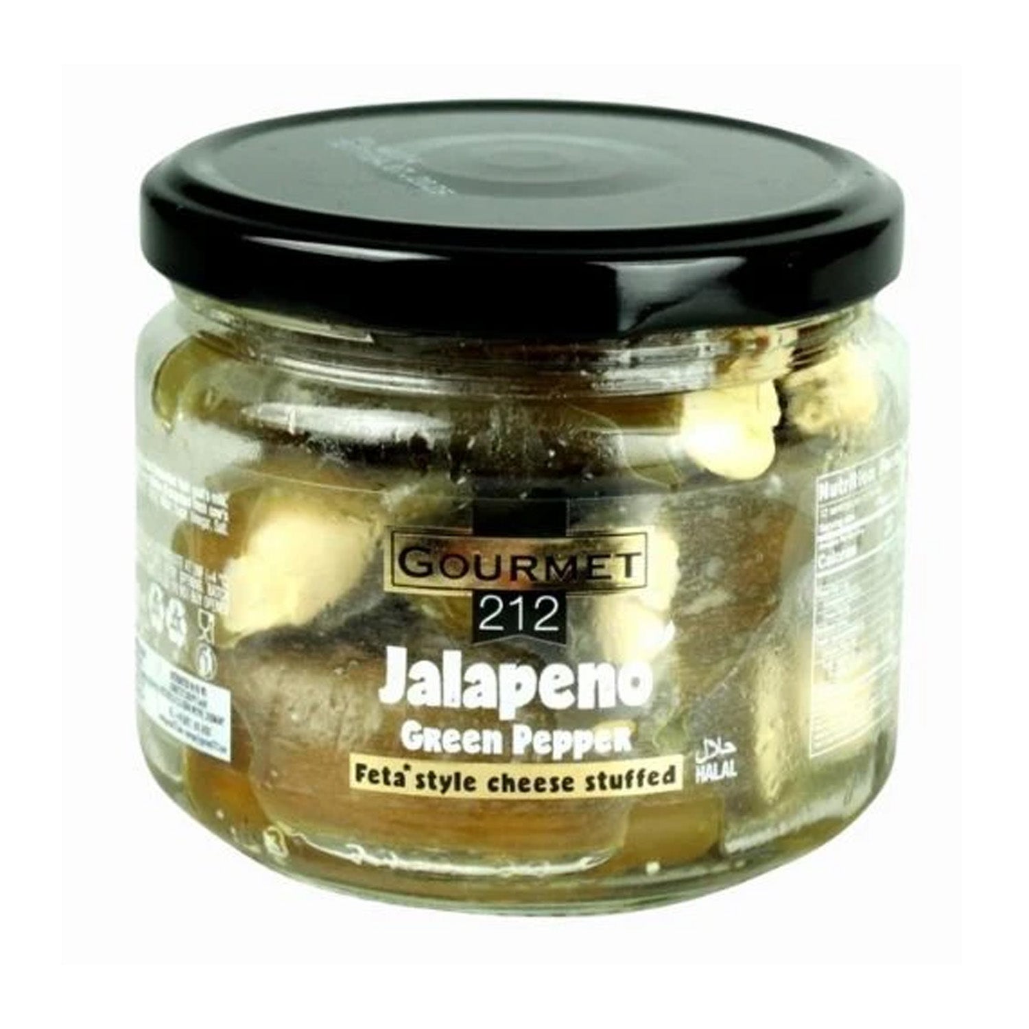 Gourmet Green Jalapeno Cheese Stuffed 300G