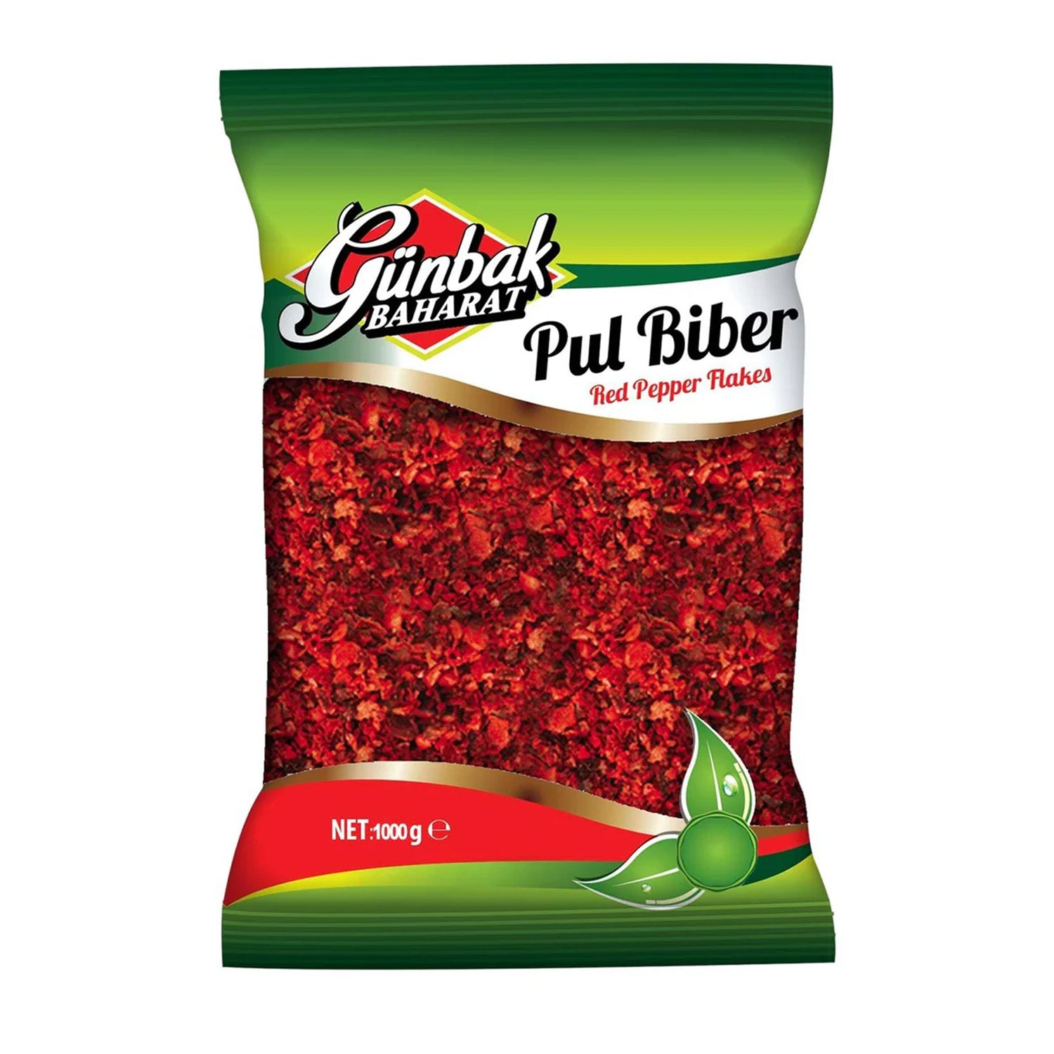 Gunbak Kırmızı Biber Pul Biber 1000G