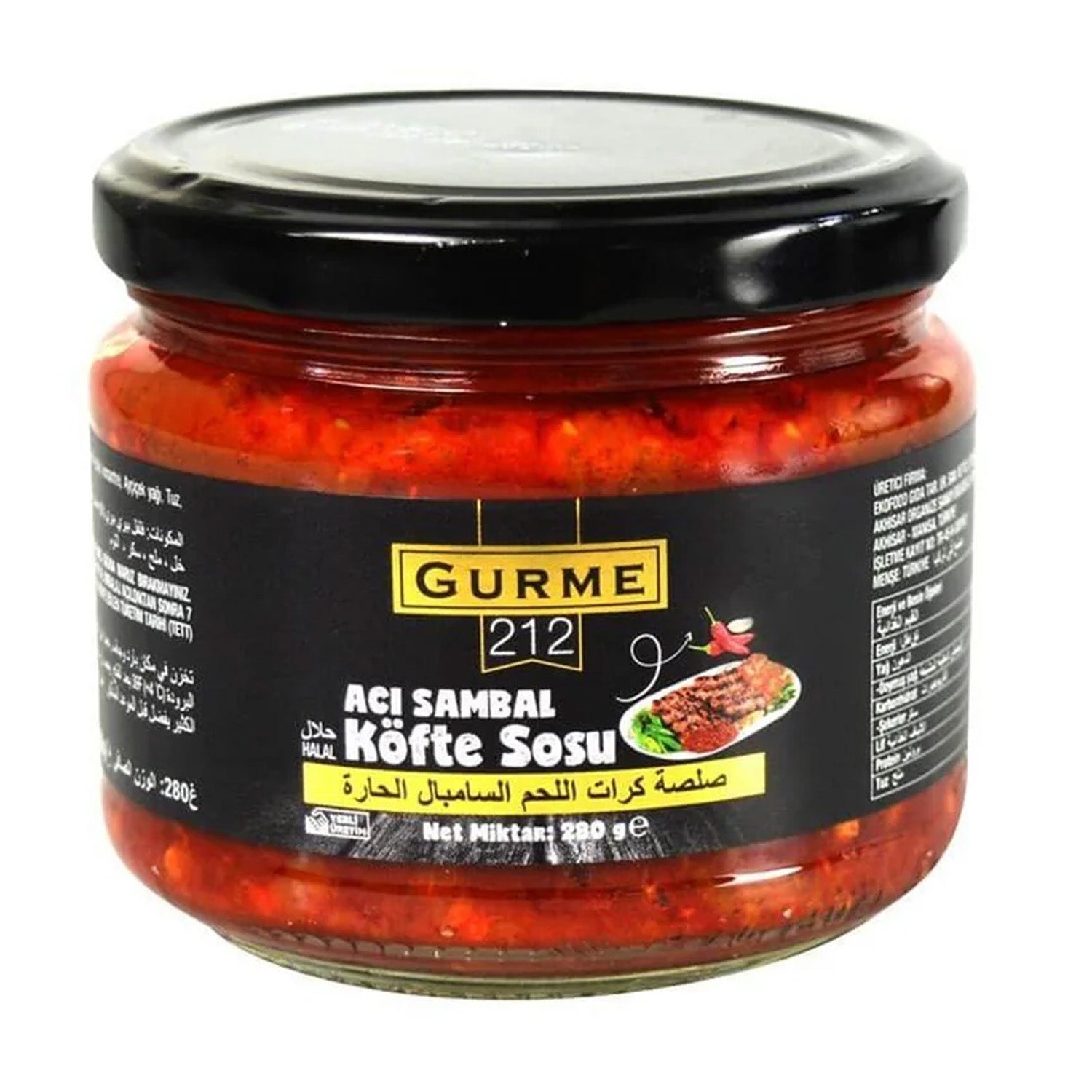 Gurme Sambal Oelek Meatball Sauce 280 G