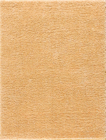 Faina Gold Yellow Washable Shag Rug