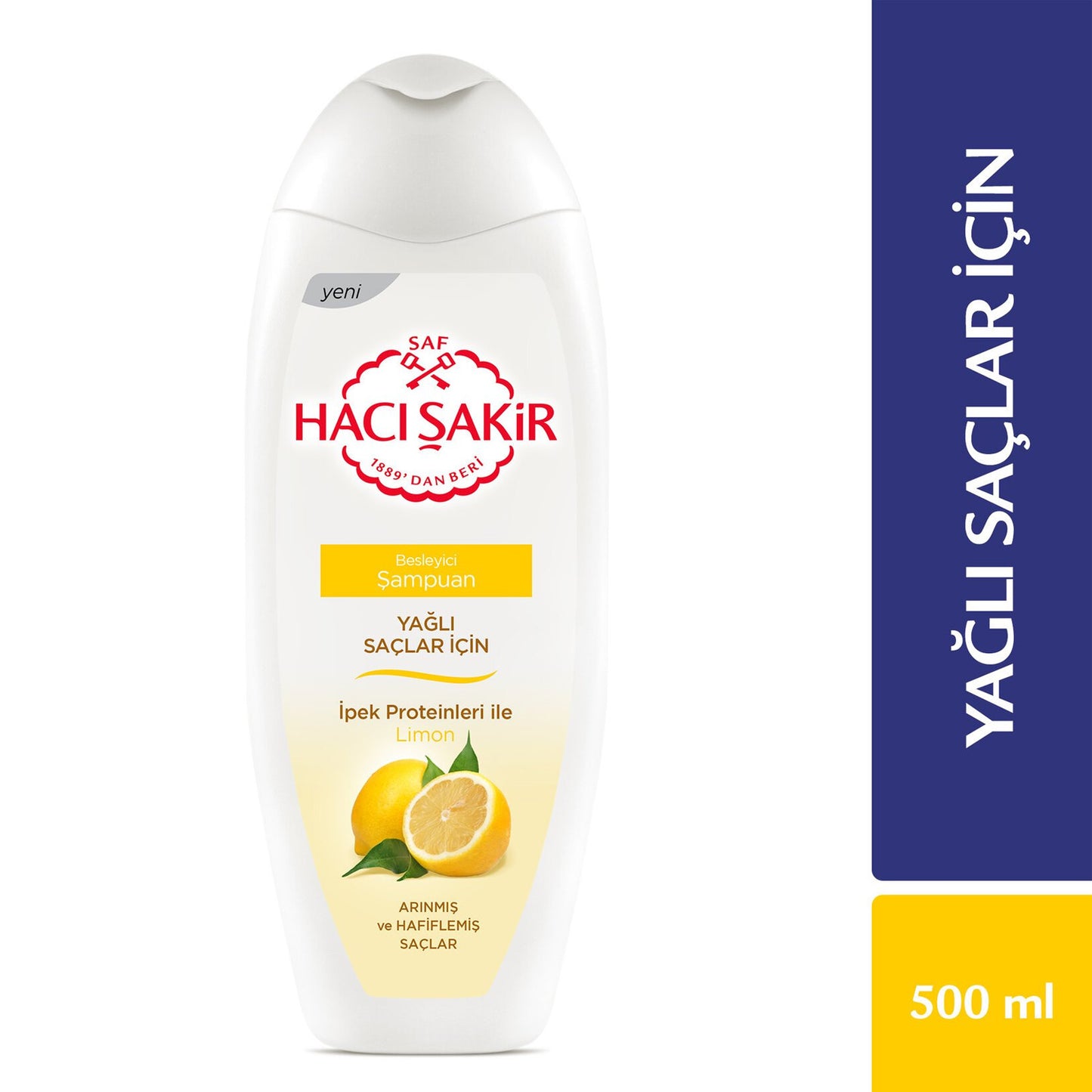Haci Sakir Shampoo Lemon 500