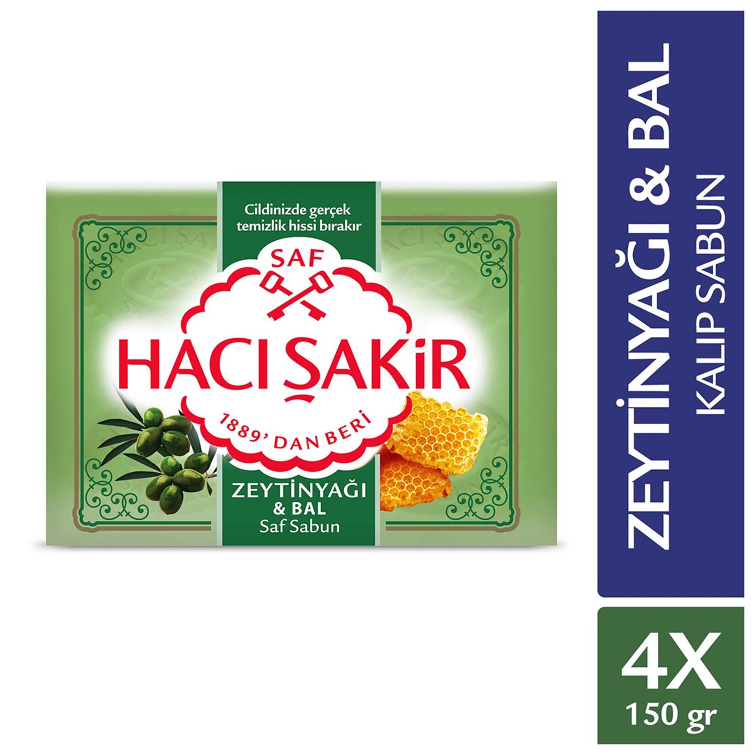 Hacisakir Soap Olive Oil&Honey 4*150G