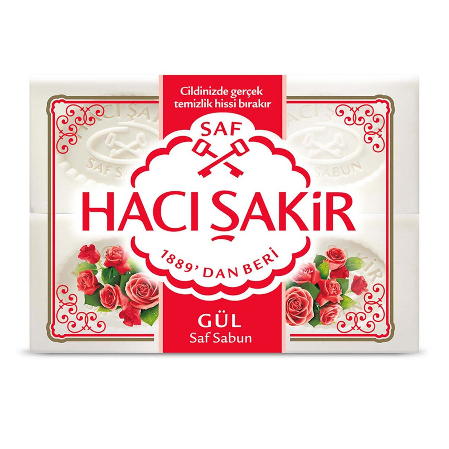 Hacisakir Soap Rose 4*150G
