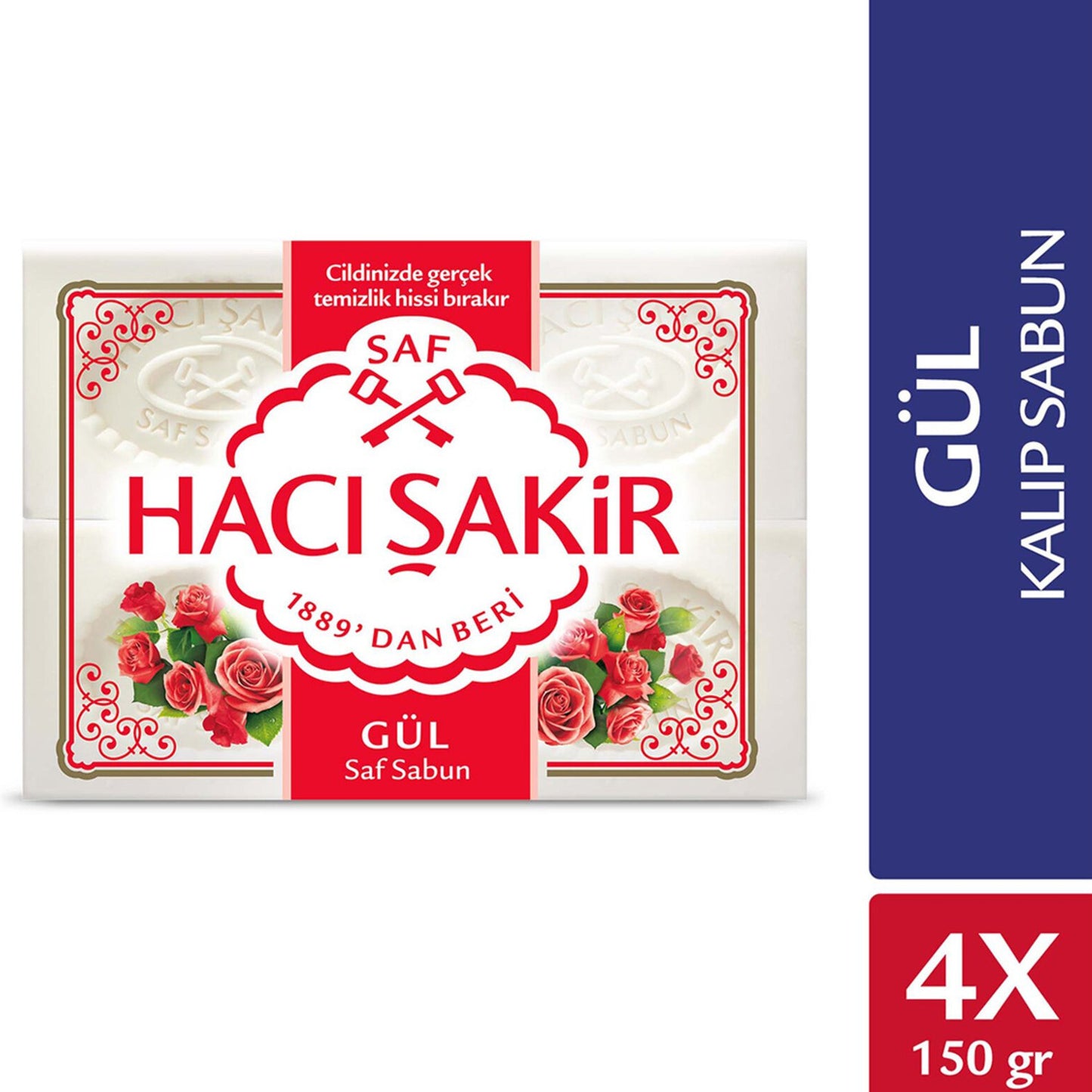 Hacisakir Soap Rose 4*150G