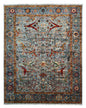 Hand-Knotted Trasitional Serapi Ghazni Wool Rug – 9’1” x 12’ – Intricate Floral Design