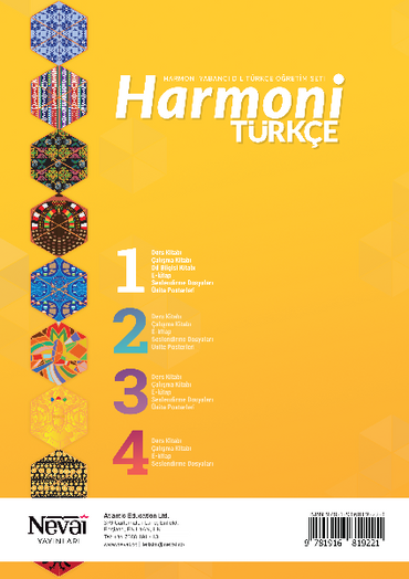 Harmoni Türkçe 1 Dil Bilgisi Kitabı