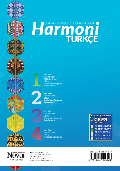 Harmoni Türkçe 2 Çalışma Kitabı