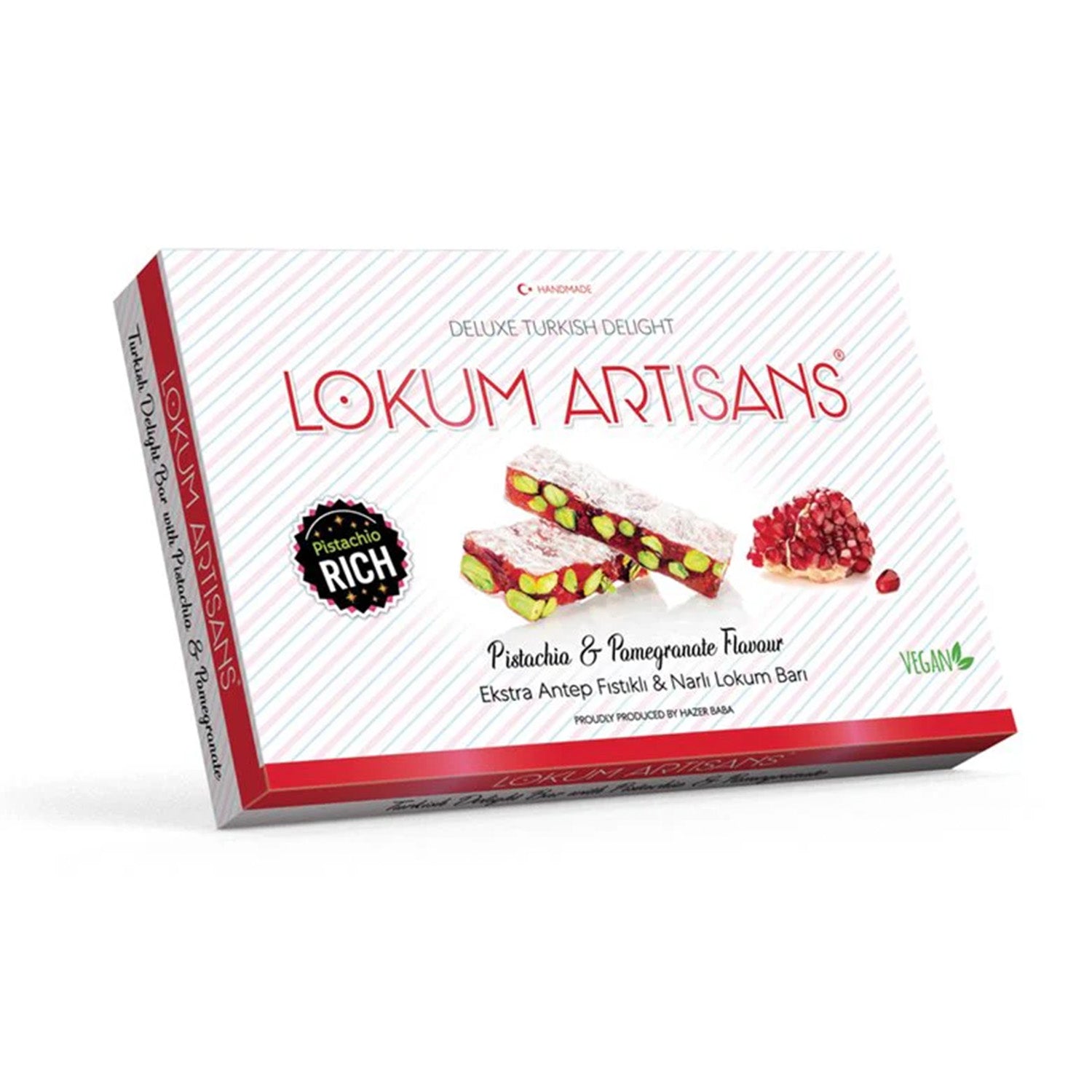Hazerbaba Pistachio&Pomegranate Turkish Delight 454G