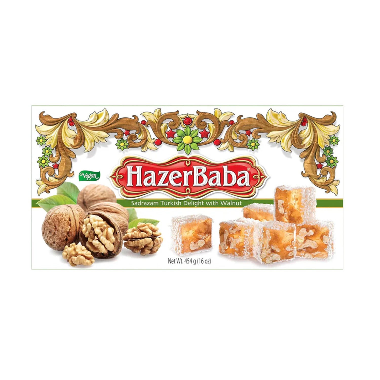 Hazerbaba Walnut Sultan Turkish Delight 454G