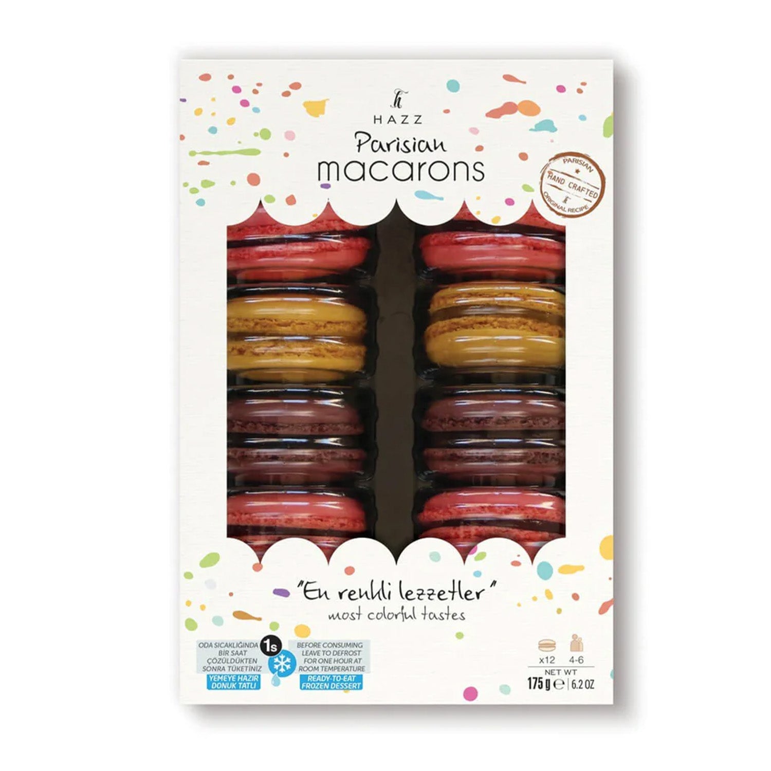 Hazz Macaron Chocolate&Raspberry&Vanilla 175G