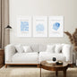 Light Blue Henri Matisse Exhibition Art Set