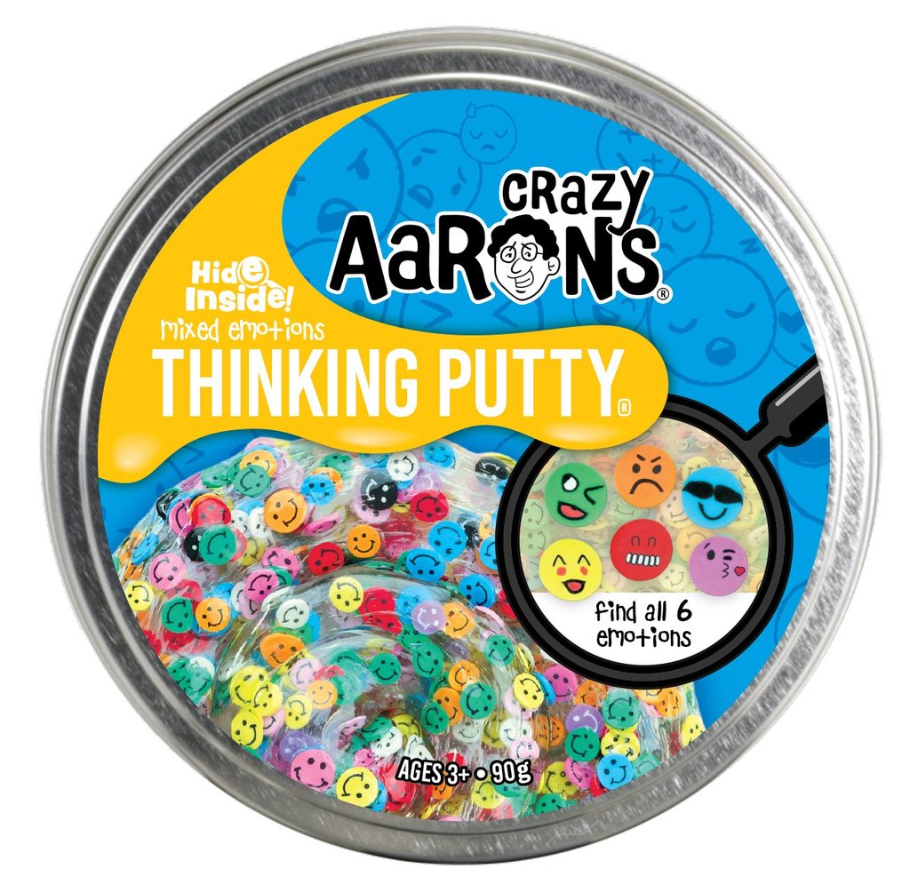 CRAZY AARON'S Thinking Putty - 4" HIDE INSIDE/MIXED EMOTIONS