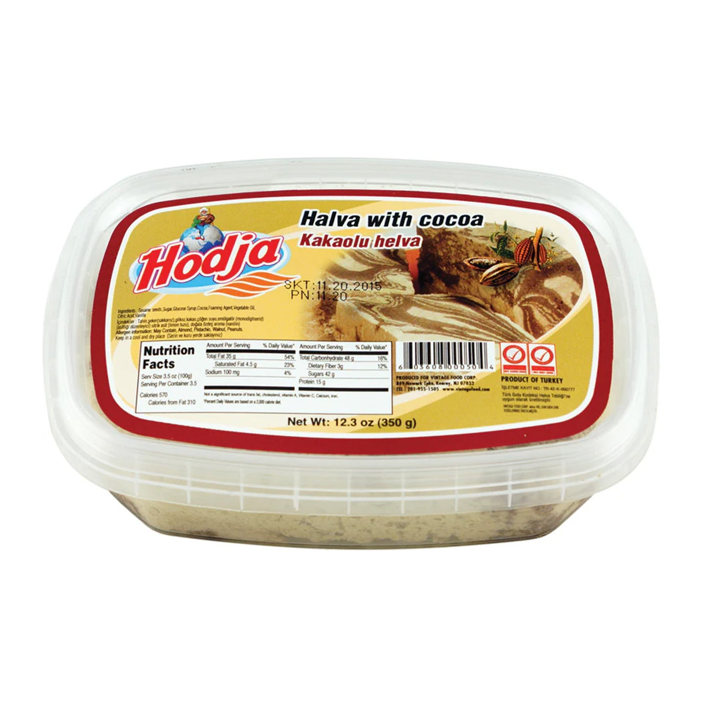 Hoca Kakao Premium Helva 350G