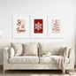 Merry Christmas Minimalist Holiday Decor Poster