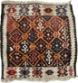Antique Tribal Shahsavan Caucasian Bagface - 26" X 18"