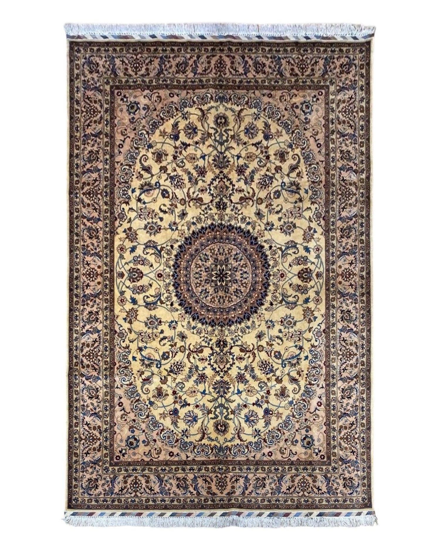 Afgan Nain Belçika 1. Sınıf Yün Yüksek Kaliteli 7x10