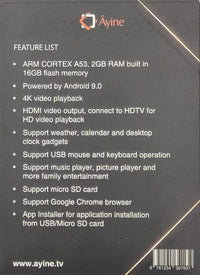 AYiNE TV (Ezan için) HDMI TV Stick with Azan Clock