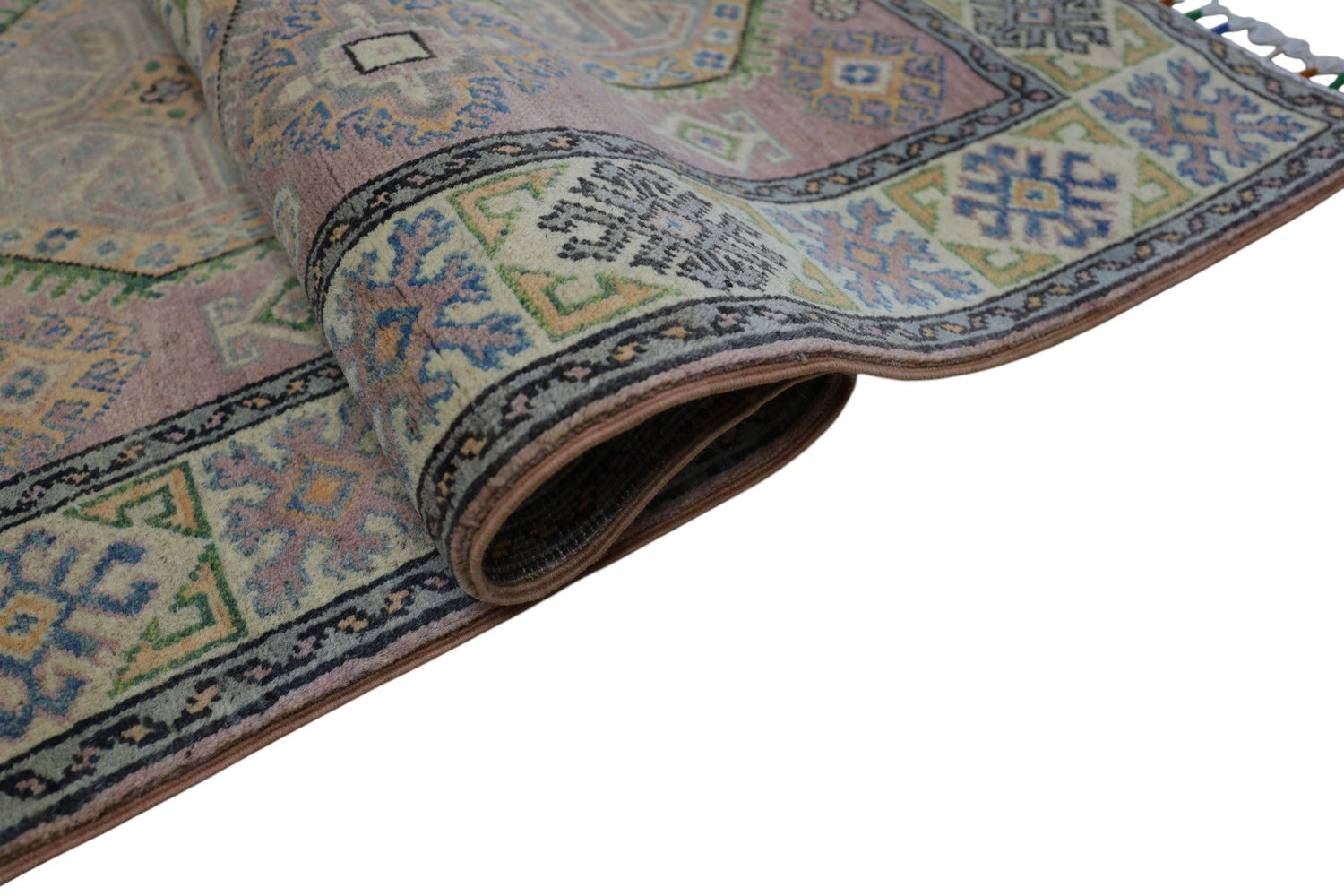 El Dokuma Afgan Kazak Yün Halısı – 120 x 180 cm