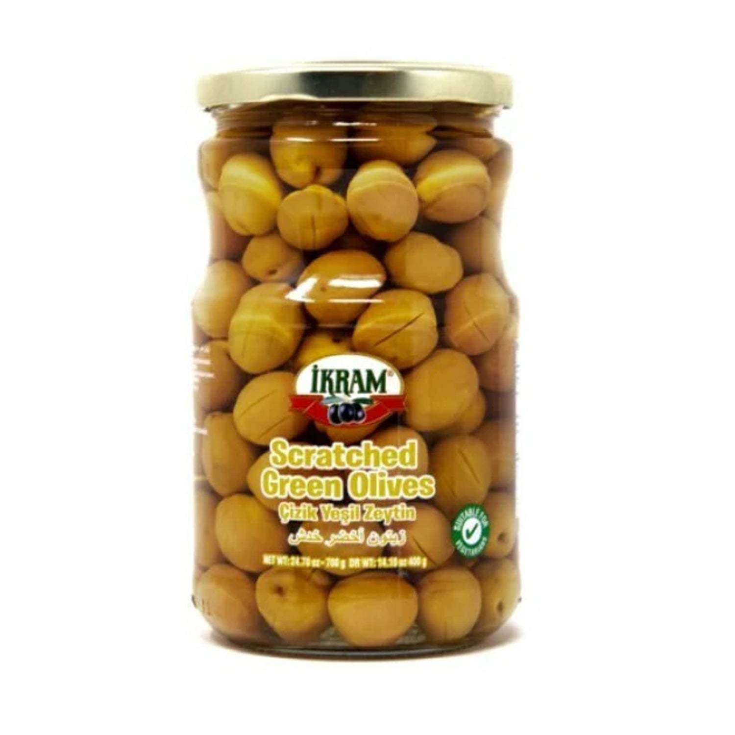 Ikram Green Olive Scratched 700G