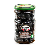 Ikram Pitted Black Olv 350G