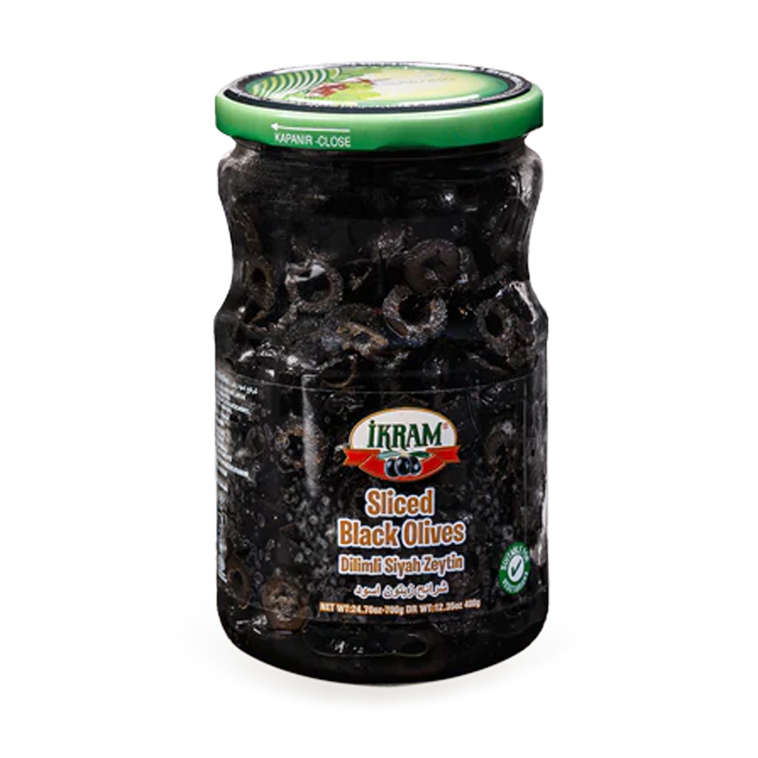 Ikram Sliced Black Olive 700G